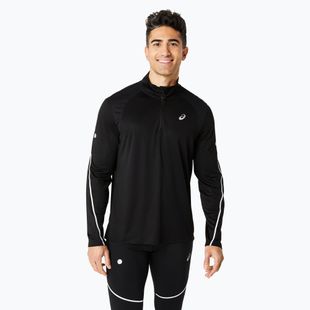 Pánské běžecké tričko longsleeve ASICS Road Lite-Show 1/2 Zip performance black