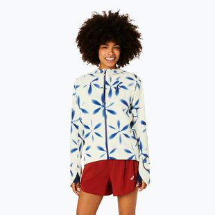 Dámská běžecká bunda ASICS Metarun Shibori Waterproof birch / blue expanse