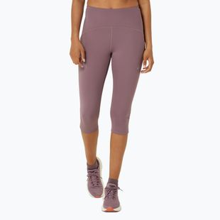 Dámské běžecké legíny ASICS High Waist Capri dusty mauve