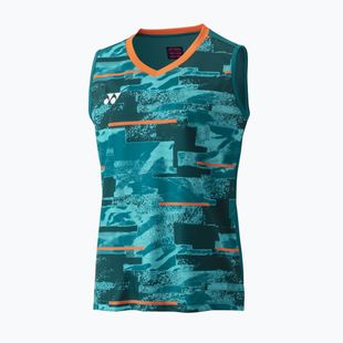 Dámské tenisové tričko YONEX 0035 Club Sleeveless W blue/green