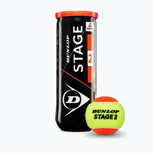 Tenisové míče Dunlop Stage 2 3 pack orange