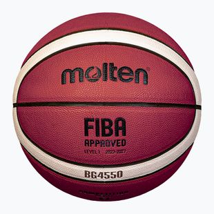 Basketbalový míč Molten B7G4550 FIBA brown velikost  7