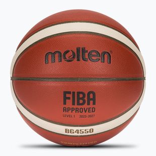 Basketbalový míč Molten B6G4550 FIBA brown velikost  6