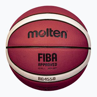 Basketbalový míč Molten B6G4550 FIBA brown velikost  6
