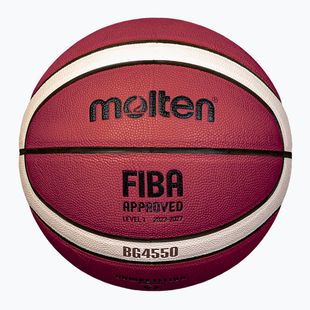 Basketbalový míč Molten B7G4050 FIBA brown velikost  7