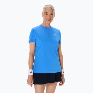 Dámské tenisové tričko  ASICS Court Top W blue coast