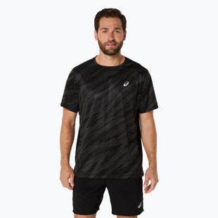 Pánské běžecké tričko ASICS Core All Over Print SS Top performance black