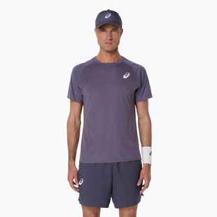 Pánské tenisové tričko ASICS Match Actibreeze Top greyish purple