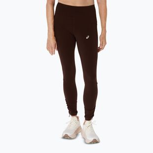 Dámské běžecké legíny ASICS Nagino Run Adjustable Tight coffee