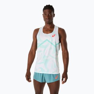 Pánské běžecké tričko ASICS Light Knit Singlet soothing sea