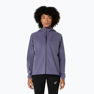 Dámská běžecká bunda   ASICS Metarun Waterproof greyish purple