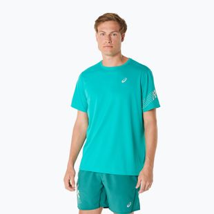 Pánské běžecké tričko ASICS  Icon SS Top wave teal