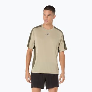 Pánské běžecké tričko ASICS Fujitrail Elite Top khaki/mantle green