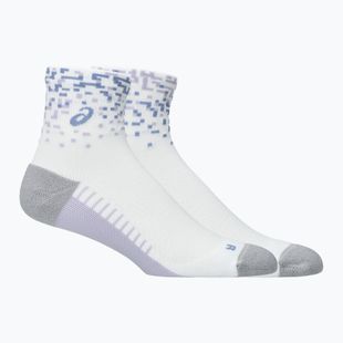 Ponožky ASICS Performance Run Quarter brilliant white/lilac hint/bluebell