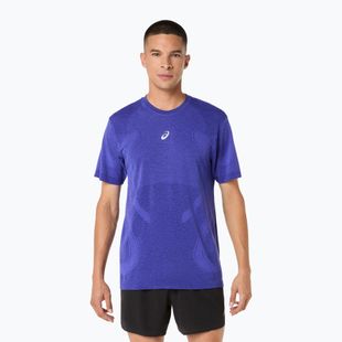 Pánské běžecké triko Longsleeve ASICS Road Seamless LS cobalt burst/eggplant