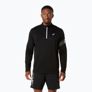 Pánské běžecké tričko Longsleeve Asics Icon LS 1/2 Zip performance black/cream
