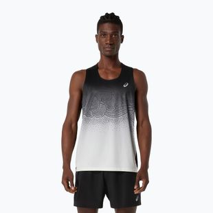 Pánské běžecké tílko ASICS Road Fade Singlet performance black/cream