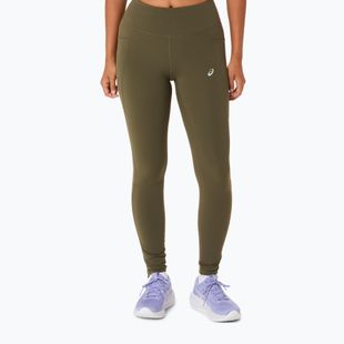 Dámské běžecké legíny ASICS Nagino Run Adjustable Tight dark olive