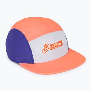 Kšiltovka ASICS Performance Running 5 Panel sun coral/brilliant white
