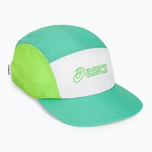 Kšiltovka ASICS Performance Running 5 panel aurora green/cream