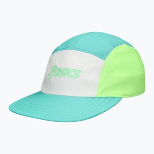 Kšiltovka ASICS Performance Running 5 panel aurora green/cream