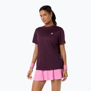 Dámské tenisové tričko ASICS Court Top W dark aubergine
