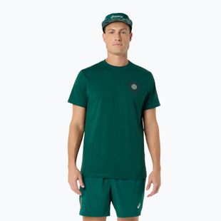 Pánské tenisové tričko ASICS Padel Court Graphic jewel green