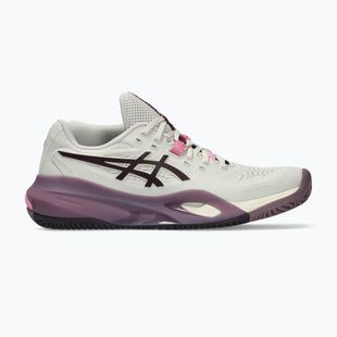Dámské tenisové boty ASICS Gel-Resolution X Clay soft oat/dark aubergine