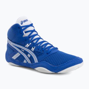 Zápasnické boty ASICS Snapdown 4 neon blue/white