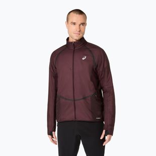 Pánská běžecká bunda ASICS Road Winter Jacket dark currant