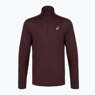 Pánská běžecká mikina ASICS Core Ls 1/2 Zip Winter Top dark currant