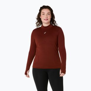 Dámská termo mikina ASICS Road Winter Seamless Top singed red