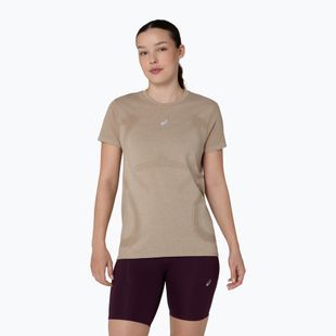 Dámské běžecké tričko Asics Road Seamless Ss Top greige