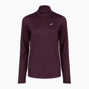 Dámské běžecké Longsleeve ASICS Core 1/2 Zip Winter Top dark aubergine