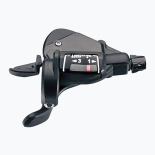 Páka přehazovačky  s optickým indikátorem vpravo + vlevo microSHIFT Mezzo TS39 3x8 Thumb Tap