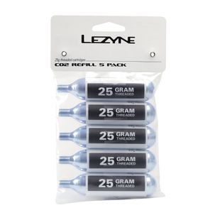 Plynové kartuše Lezyne THREADED CO2 5ks. LZN-1-C2-CRTDG-V125P5