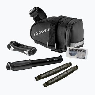 Brašna na kolo pod sedlo + opravná sada Lezyne M-Caddy - Sport Kit 0,5 l black/black