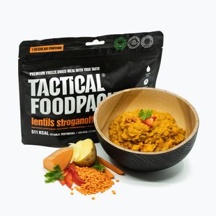 Mrazem sušené potraviny Tactical Foodpack Lentils Strogonoff Vege 120 g