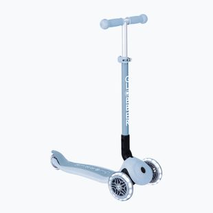 Dětská tříkolová koloběžka Globber Junior Primo Foldable Lights Eco blueberry