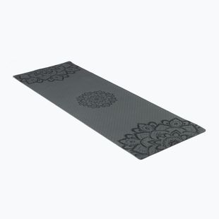 Podložka na jógu Yoga Design Lab Flow Pure 6 mm zelená Mandala Charcoal