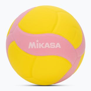 Volejbalový míč Mikasa VS220W yellow/pink
