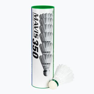 Badnintonové košíčky YONEX Mavis 350 W 6 pack white