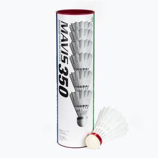 Badnintonové košíčky YONEX Mavis 350 W 6 pack white