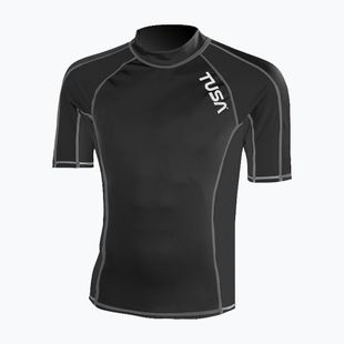 Pánské plavecké tričko TUSA Black rashguard