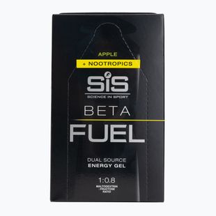 Sada energetických gelů Science in Sport Beta Fuel Energy + Nootropics 6 x 60 ml apple