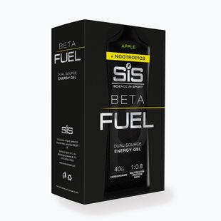 Sada energetických gelů Science in Sport Beta Fuel Energy + Nootropics 6 x 60 ml apple