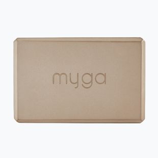 Jógová kostka Myga Foam Block hnědá