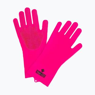 Rukavice na čištění kol  Muc-Off Deep Scrubber Gloves pink