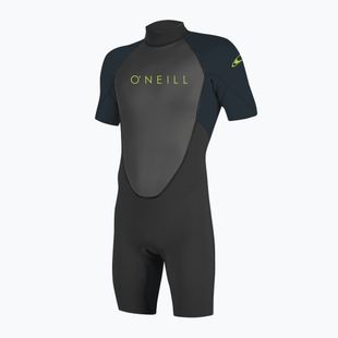 Dětský neopren   O'Neill Reactor-2 2 mm Back Zip S/S Spring black/slate