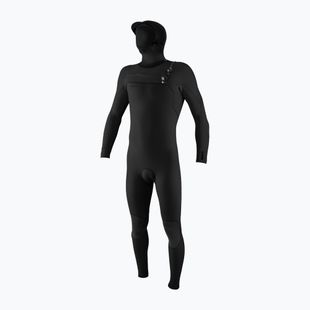 Pánský neopren O'Neill Hyperfreak 4/3+ mm Chest Zip with Hood black/black